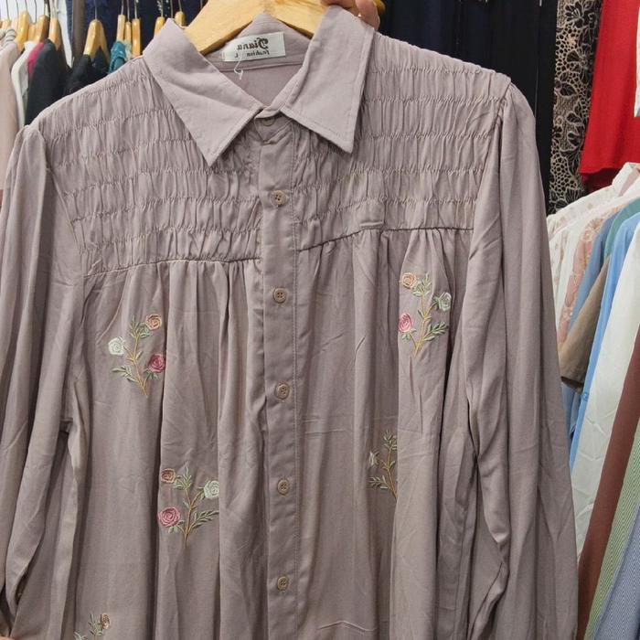atasan rayon twill import