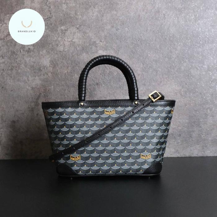 FAURE LE PAGE / FLP DAILY BATTLE TOTE BAG 19 BLACK & GREY