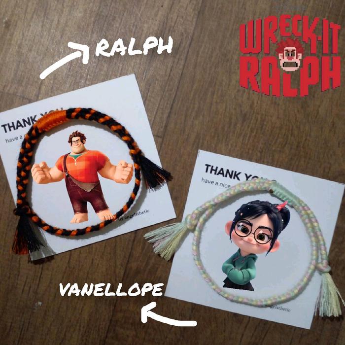 Gelang satuan couple Ralp Vanellope