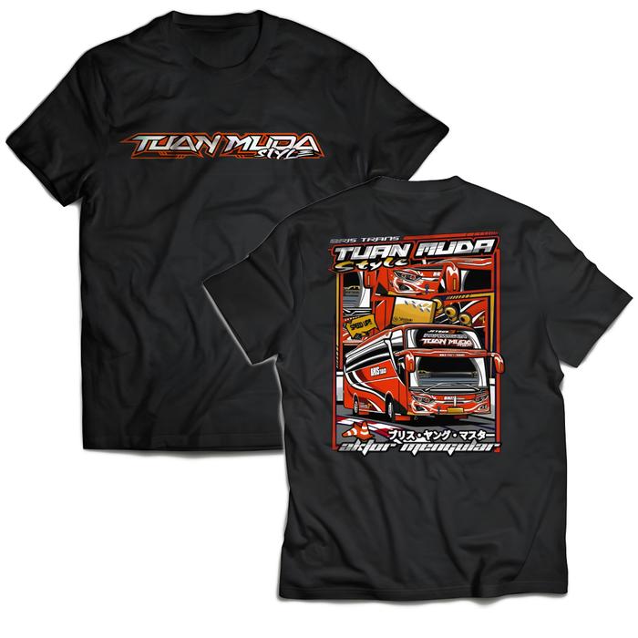 KAOS ANAK BISMANIA TN MUDA - BAJU ANAK GAMBAR BUS STJ TRANS