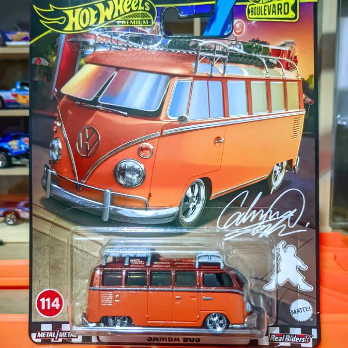 Hot wheels premium volkwagen t1 samba bus boulevard vw t1 bus