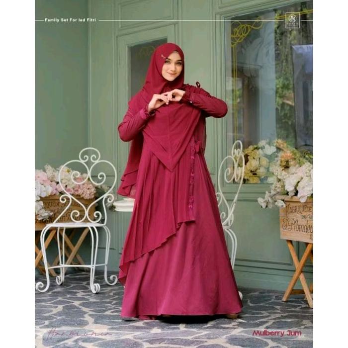 HARMONIA BY NARARYA//Sarimbit Keluarga//Gamis Brand Ori Muslim Dress Lebaran