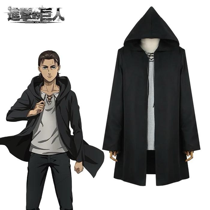 Eren Yeager - Attack on Titan | Jaket / Jaket Anime / Jaket Hoodie | Anime / Cosplay / Cosplay Anime