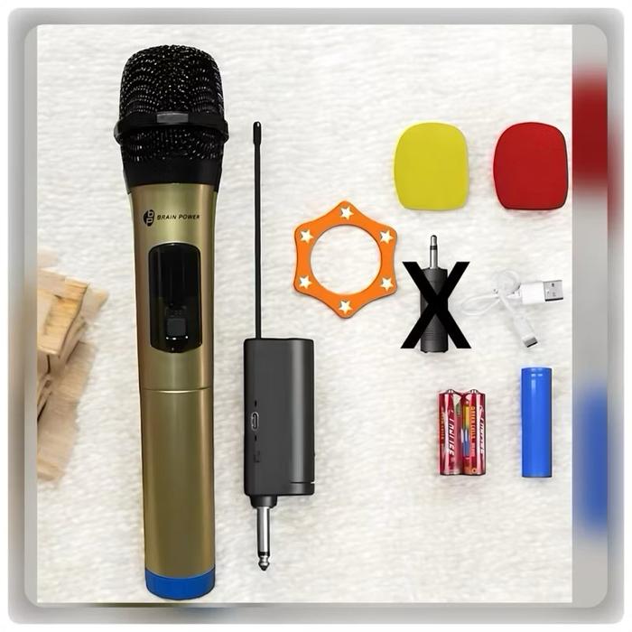 Mic wireless MKF-01 with receiver 1 mic singgle mic bluetooth multi michrophone wireles