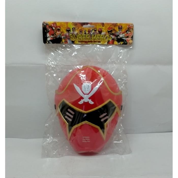Topeng Power Rangers Ninja Strom Merah (Sni)