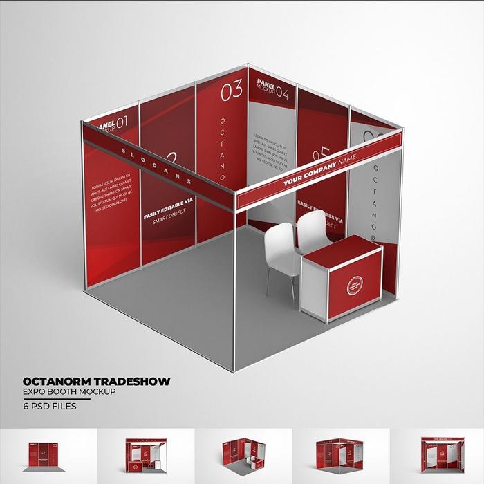 stand booth pameran partisi r8