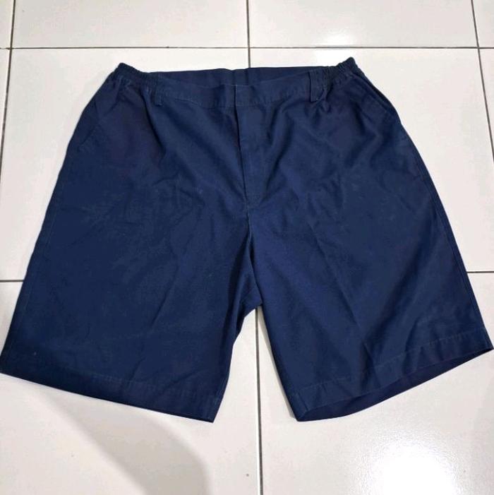 Celana seragam anak laki smp biru jumbo bpk penabur size 36