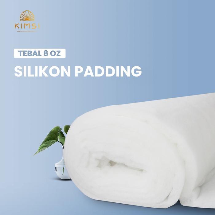 Silikon dacron padding lembaran tebal 8Oz meteran lebar 2,1 meter