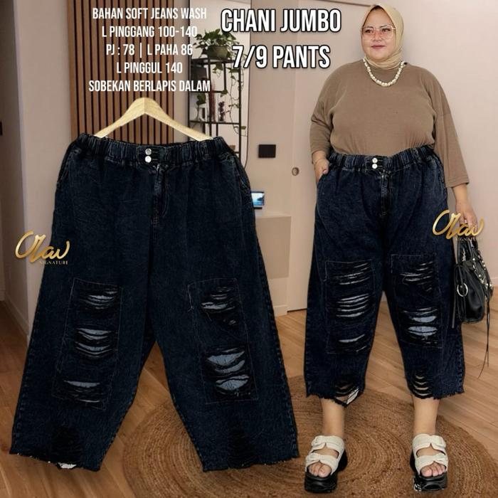 CHANA JUMBO PANTS / CELANA JEANS JUMBO Ready