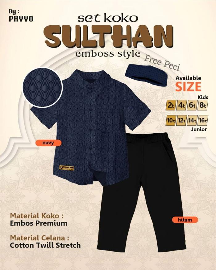 PAYYO - Set Koko Sulthan 3in1