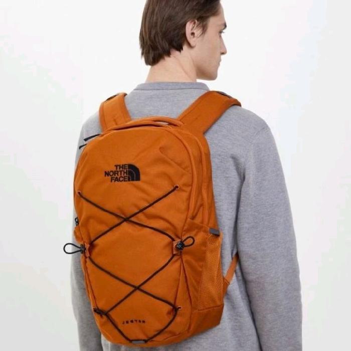 Tas Ransel Unisex The North Face Jester Backpack - Bronze Dark Heather / Papaya