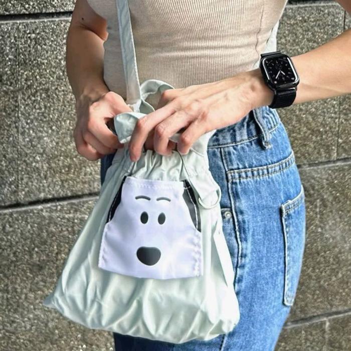 Snoopy Peanuts Dumpling Bag Tas Snoopy Selempang Bahu Peanuts Ready New