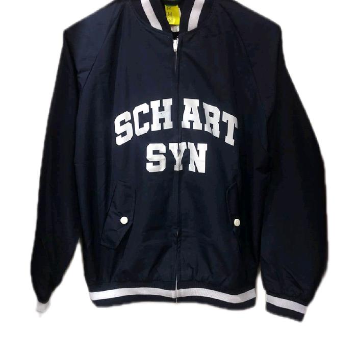 Jaket Original Jaket Sch. Art Syn Varsity Jacket - Navy Blue