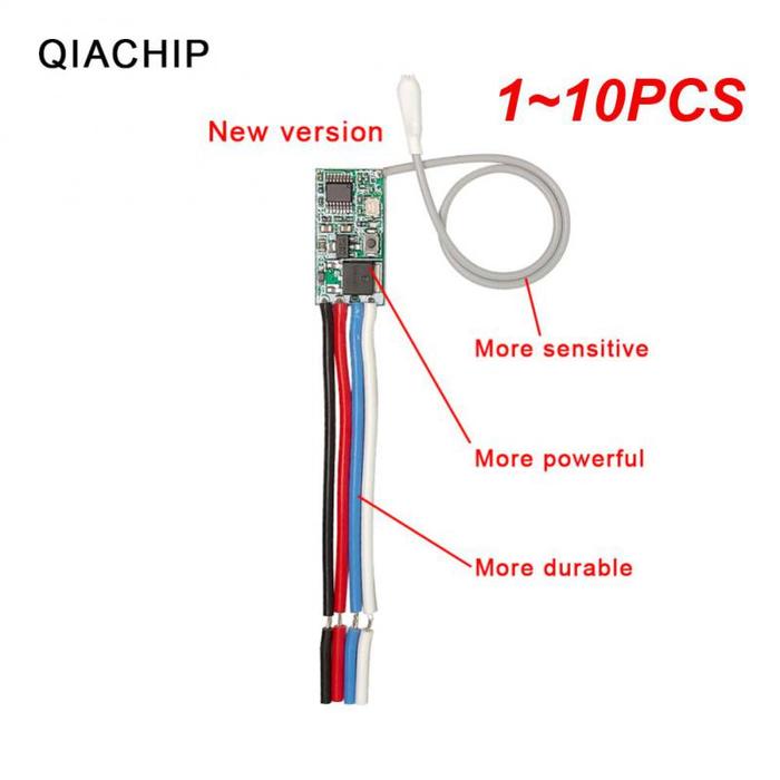 1~10PCS Universal Remote Control Switch 433mhz RF Relay Receiver DC 3.6V 6V 12V 24V 1CH Radio Module