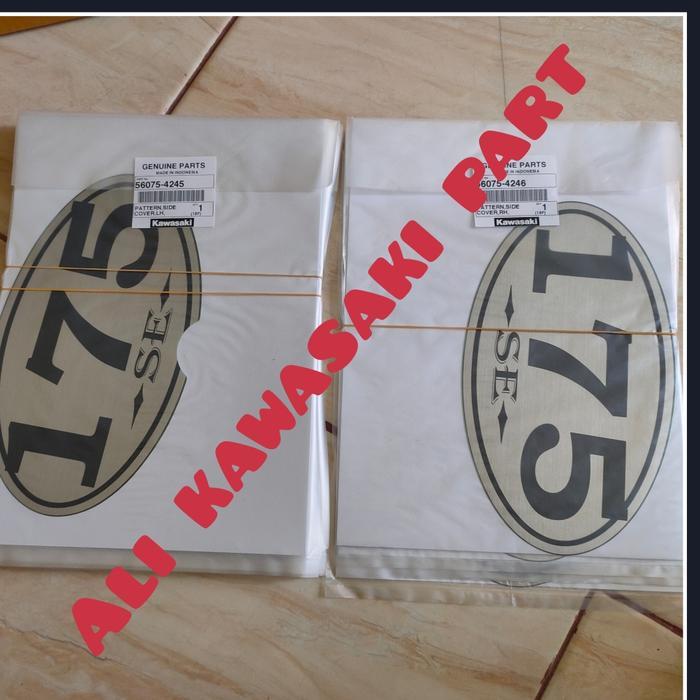 stiker striping decal emblem bok aki accu w175 w 175 OSEAN