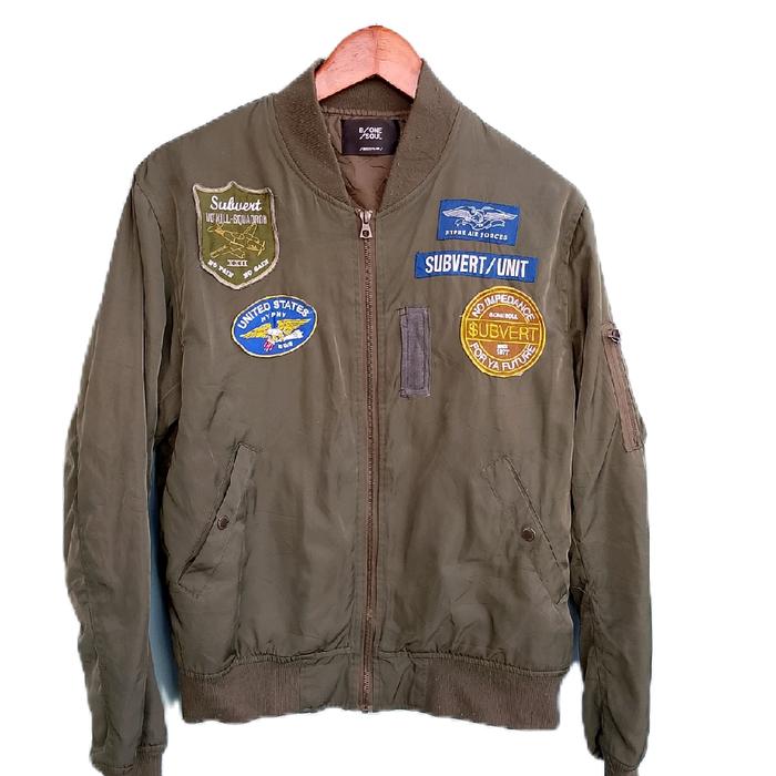 Bomber Jacket + Patch Soul Bone dengan Desain Unik dan Kualitas Terbaik