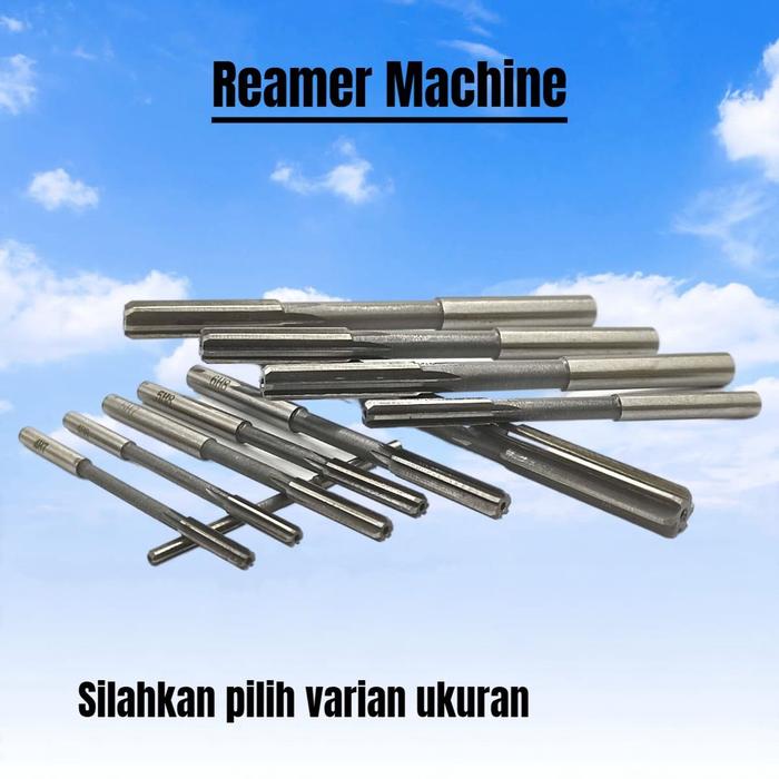ms7 Reamer mesin lurus 9mm HSS Machine Reamer straight 9H7 9H8 9 mm