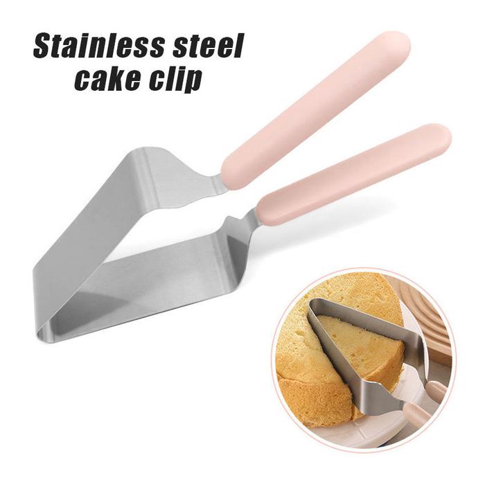 Cake Slicer Server Cutter Stainless Basque Burnt Cheesecake - Alat Pemotong Cheesecake Kue Cake Dess