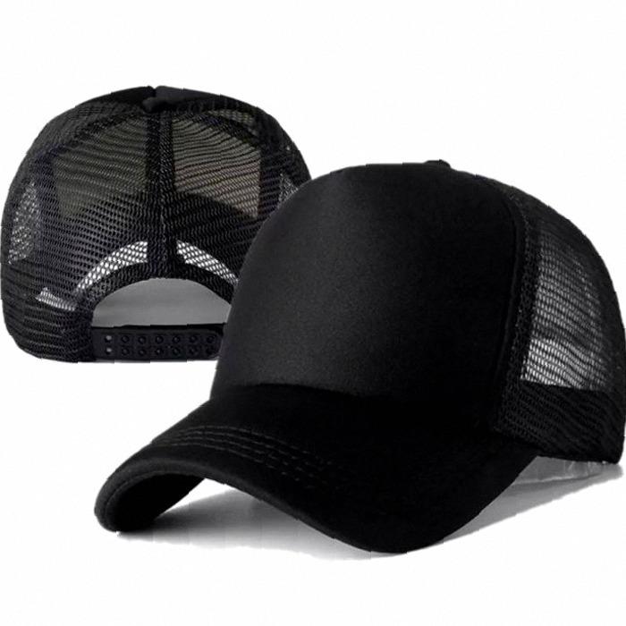 New arrival Topi Trucker Jaring Pria Wanita Dewasa Logo Eiger Terlaris Hitam | best seller