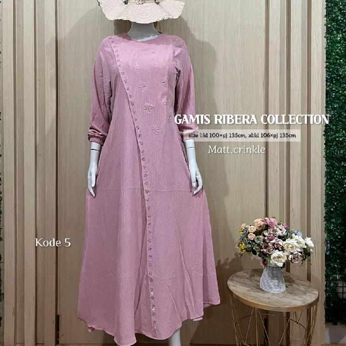 Gamis Ribera Crinkle Collection Kekinian