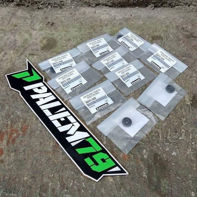 Karet Body Belakang KLX 150 BF Dtracker - Damper Bodi Ori Kawasaki