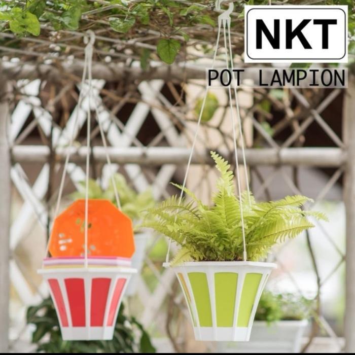Pot gantung plastik NKT Pot Lampion