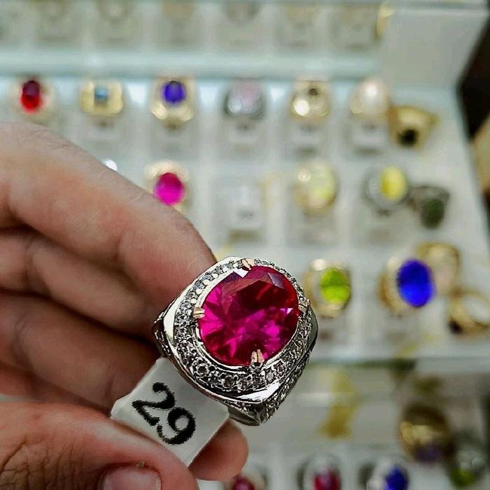 CINCIN TERLARIS LAKI LAKI MERAH SIAM ROS BNGKOK COD HQ Ring