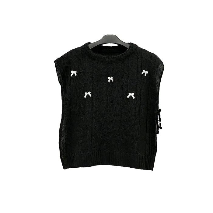 Alena Vest Rajut Pita Terbaru Vest Knit Cable Rajut Atasan Termurah