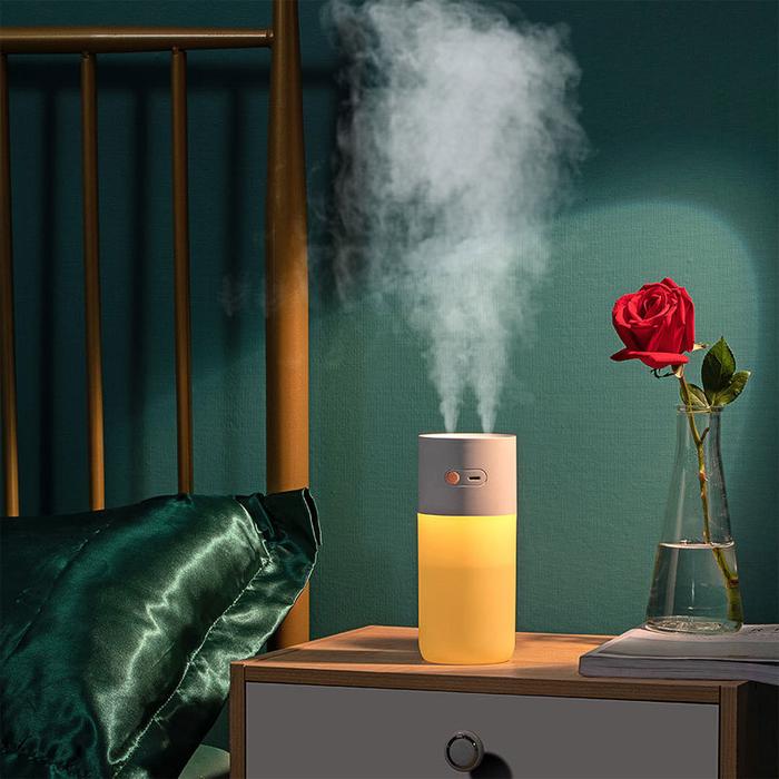 Portable 400ML Air Humidifier Double Spray Port Humidification