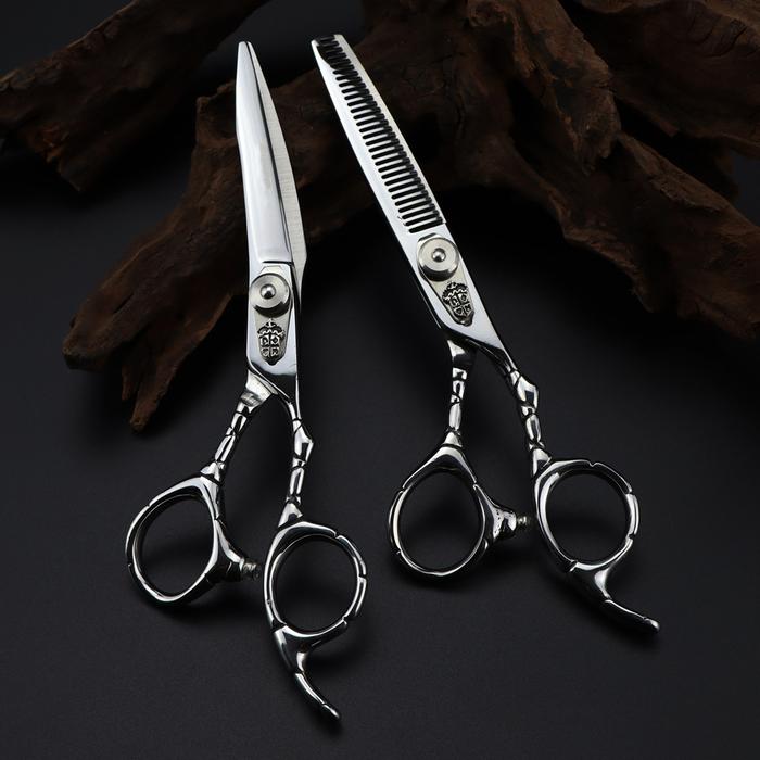 Professional Japan 440c steel 6 '' Curved hair cutting scissors