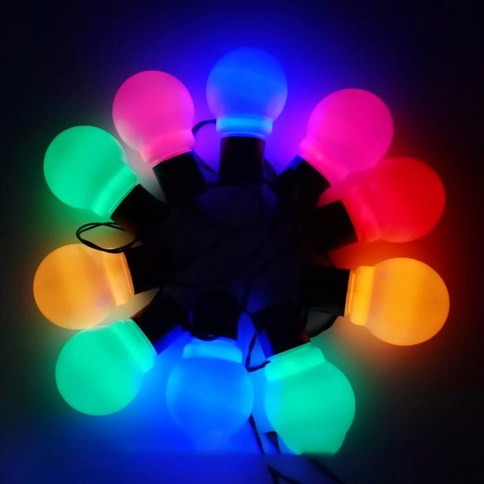 Lampu Bola Tali Lampu Surya Bintang Penuh LED 3.5M/10LED Bola Bulat