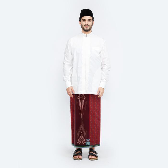Sarung BHS Classic Silver Motif C45 DKA Merah