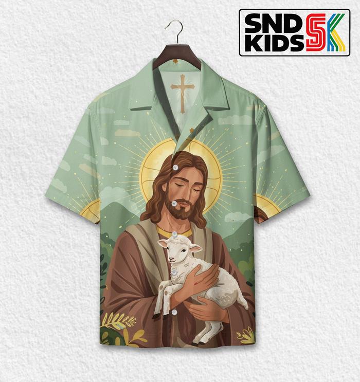 SND Kemeja Yesus Kristus Gembala Penuh Kasih | SS-Gembala