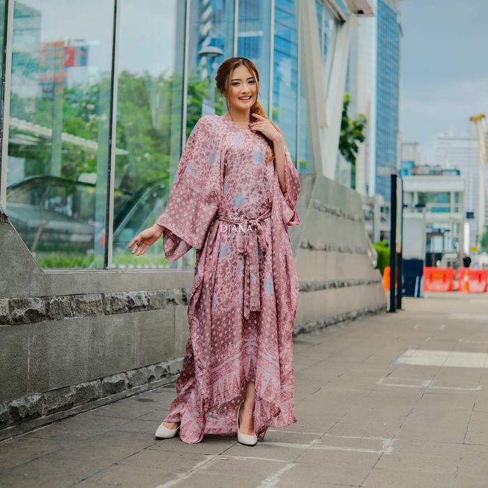 Diana Batik  -  LONG KAFTAN VISCOSE BATIK | Kaftan Batik Viscose | Kaftan Lebaran