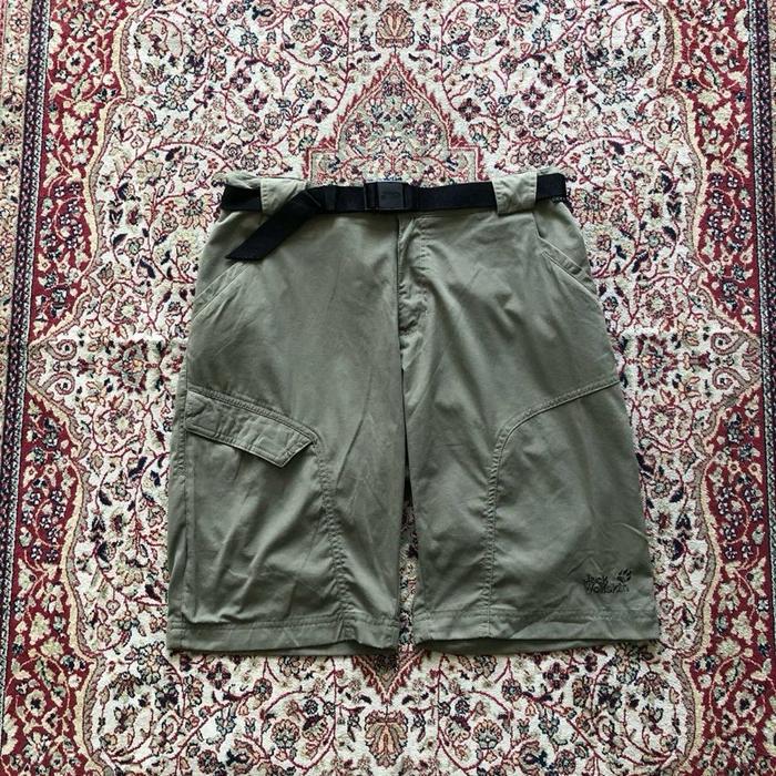 Celana Jack wolfskin utility short pants vintage jack wolfskin outdoor HI126