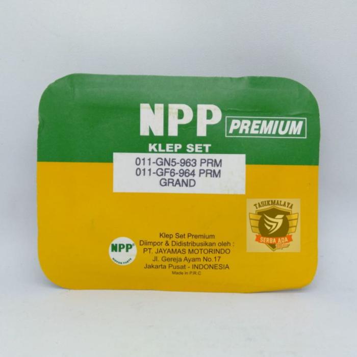 Klep Set Grand Npp Premium 100% Original