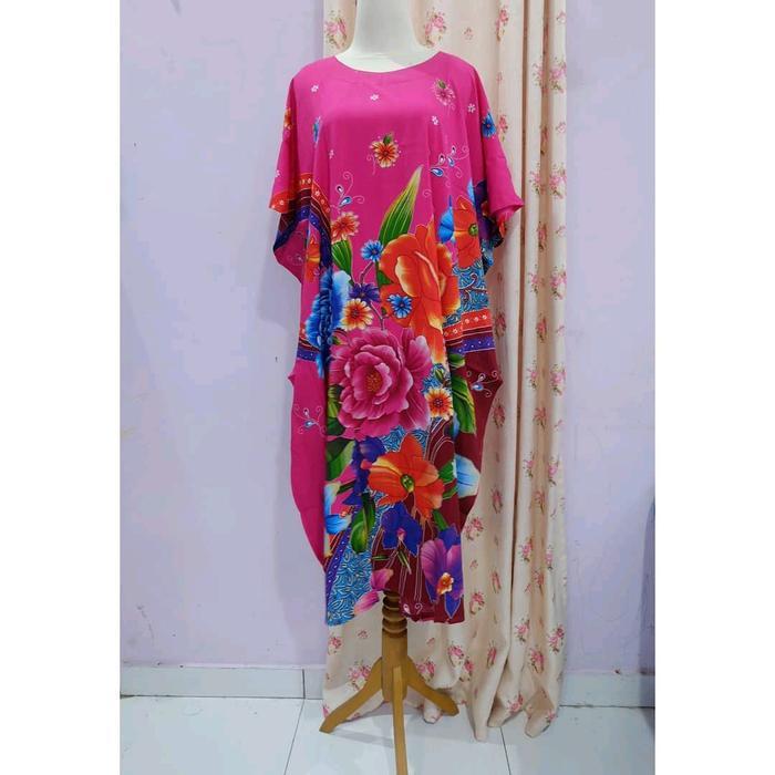 Daster Model Kalong By Kencana Ungu Label Biru /Gaun Tidur Murah Cod