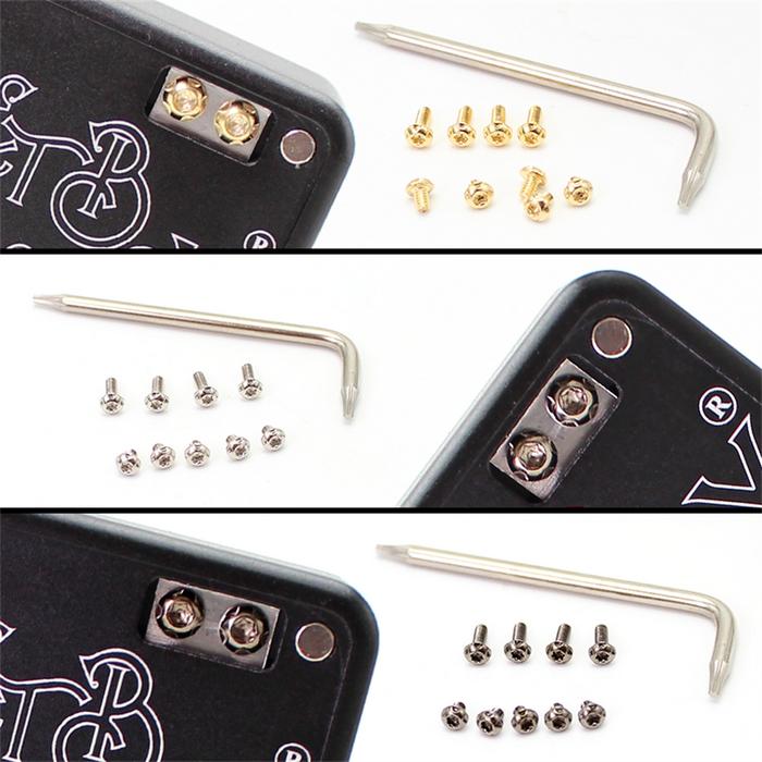 SXK 9 Buah Sekrup Torx untuk Kotak Billet V4 Kotak BB Aksesori Baja