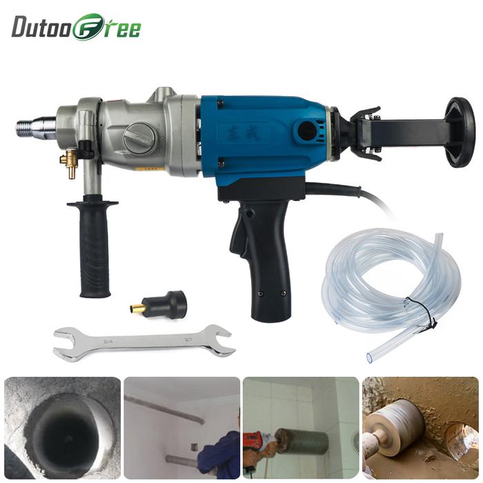 1800W Power Tools Diamond Drilling Machine Portable Adjustable Water Drilling Machine Drilling Concr