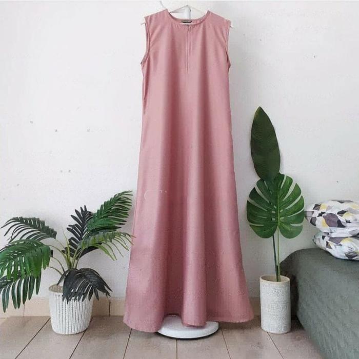Inner Abaya Woolfish Gamis Polos Gamis Original Suryalaya busana Gamis Kutungan