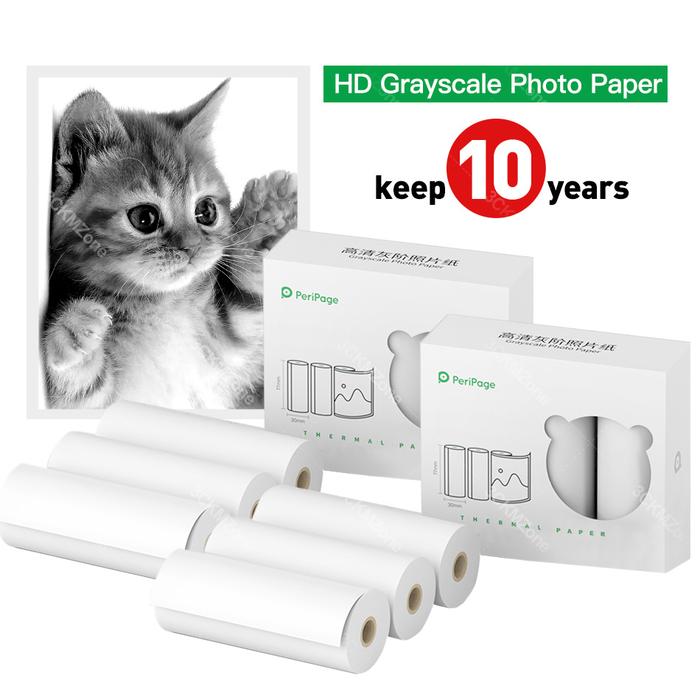 For Peripage A9 A9 Pro Official Photo Printer 77mm Thermal Paper
