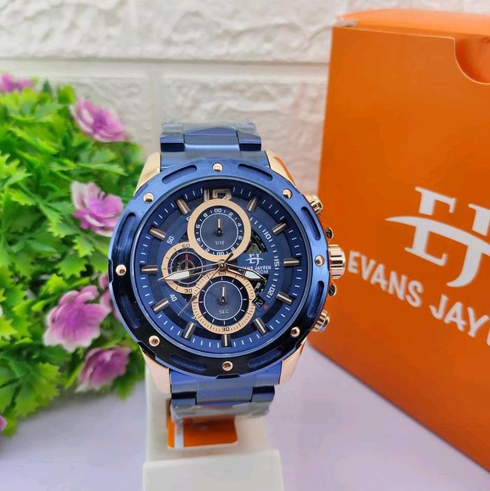jam tangan pria rantai Evans jayden (9494)