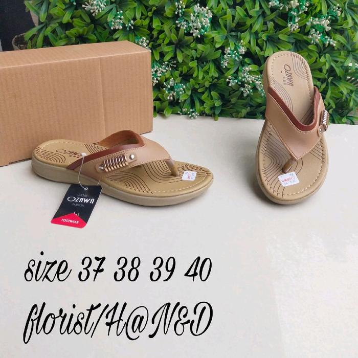 OZAWA SANDAL JEPIT WANITA BAHAN SINTETIS MERK OZAWA SIZE 37-40