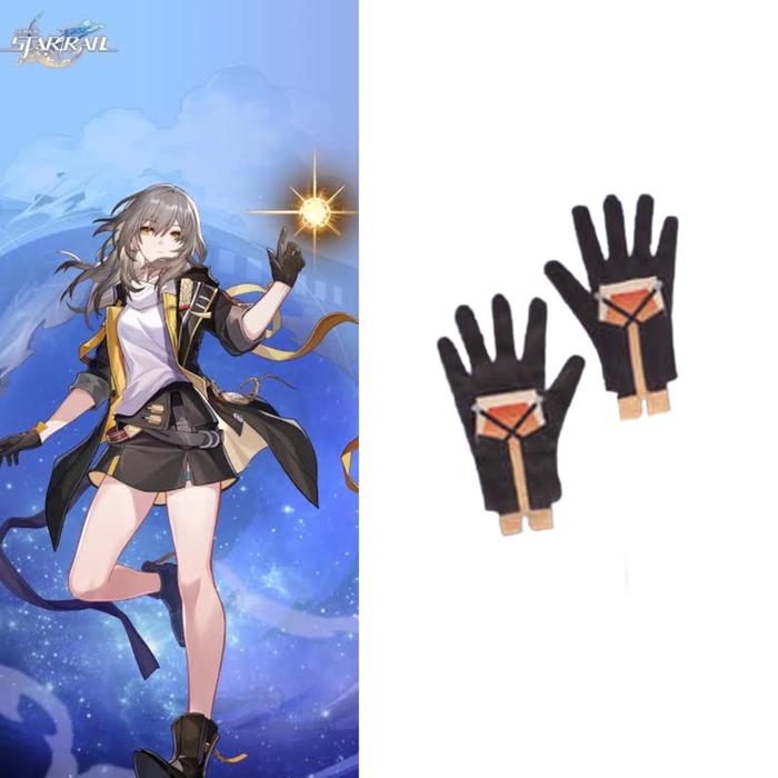 Sepasang Sarung Tangan Glove Stelle MC Honkai Star Rail Cosplay