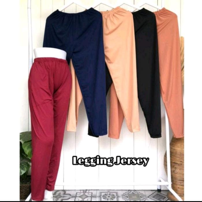 Legging panjang wanita dewasa/celamis wanita premium/bahan spandek Jersey