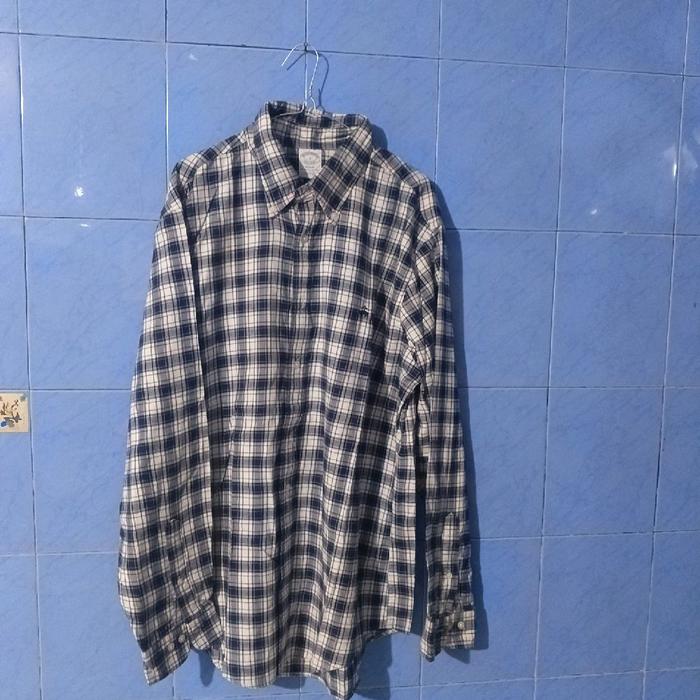 kemeja kotak kotak Brooks brother mulus