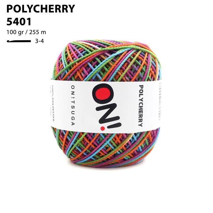ZF Benang Rajut Polycherry Sembur/Gradasi/Ombre Benang Rajut Polyester