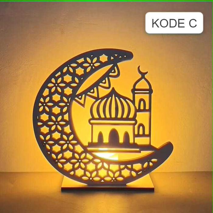 Safitiri Ornamen Ramadhan | Lampu Lentera Tema Ramadhan  | Eid Mubarak Decoration | Homedecoryogya