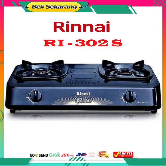 Kompor Gas Rinnai RI-302S / Kompor Gas Dua Tungku PROMO MURAH
