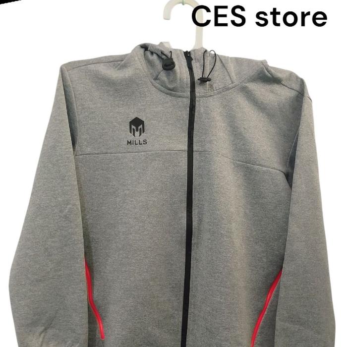 jaket jacket hoodie sport casual pria mills sonic 2.0